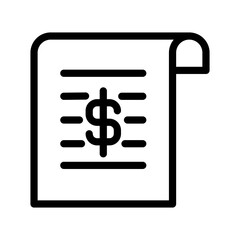 Illustration Vector Graphic of Bill icon