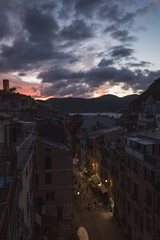 Cinque Terre Italy Sunset View
