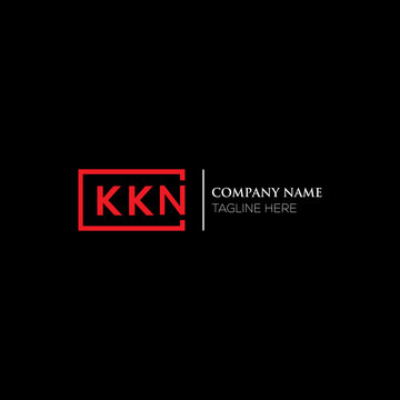 KKN letter logo design on black background. KKN creative initials letter logo concept. KKN letter design. KKN letter design on white background. KKN logo vector.
