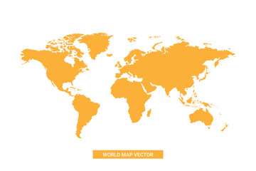 Fototapeta na wymiar World Map Vector