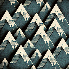 Texture de montagne en forme de triangle moderne pour conception graphique