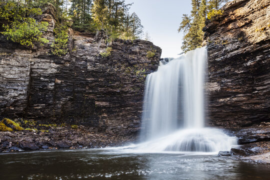 Wolf River Falls, near Nipigon; Ontario, Canada