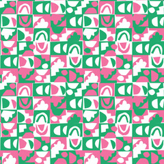 CUT OUT FLORAL SEAMLESS PATTERN IN EDITABLE VECTOR FILE