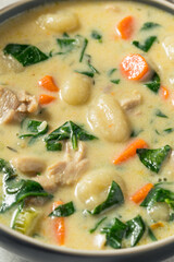 Homemade Creamy Chicken Gnocchi Soup