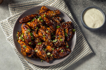 Homemade Asian Chili Crunch Chicken Wings