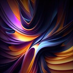 Crazy colorful wallaper wave light background