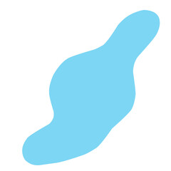 long blob organic abstract shape