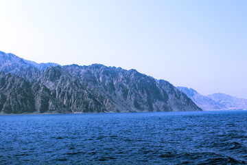 mountains in the red sea