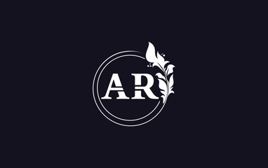 Golden leaf and circle logo design vector. Golden beauty  logo and business symbol vector design