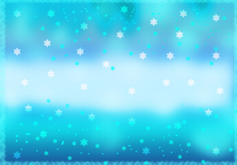 Blue blur backgroud with lights and stars