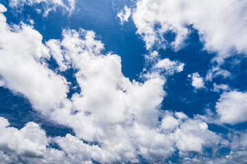 Beautiful clouds with the blue sky background
