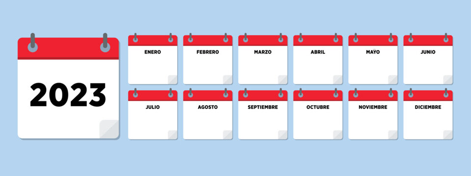 Calendario 2023 Meses Del Año