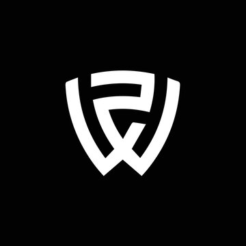 WP PW Logo Design, Creative Minimal Letter PW WP Monogram