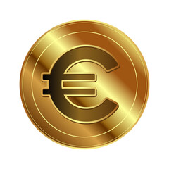 Euro gold coin