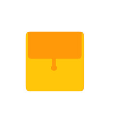 yellow wallet icon design icon vector 