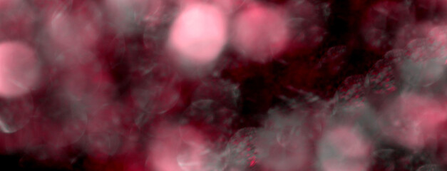 Abstract Bokeh blurred background. Color of the year 18-1750 Viva Magenta color