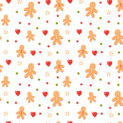 Gingerbread man pattern