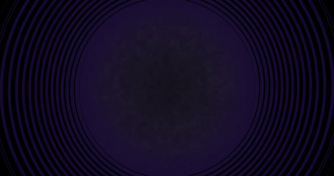 animated end looped abstract black radius blue background with circles