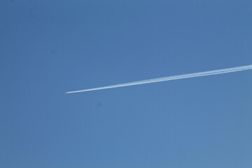 airplane in the sky