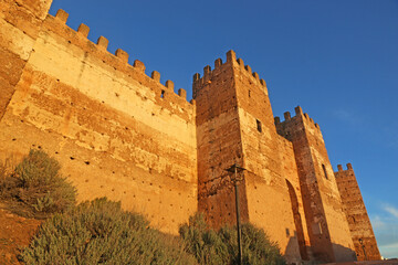 	
Castle tower in Bailen, Spain	