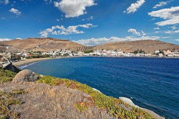 Obraz premium Korissia of Kea island, Greece