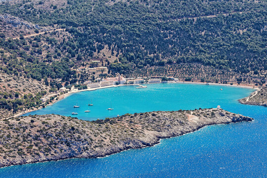 Panormitis Monastery in Symi, Greece