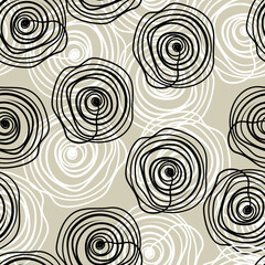 seamless pattern with spirals