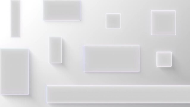 minimal shapes grey background loop