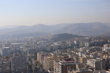 Naklejka premium view of the city