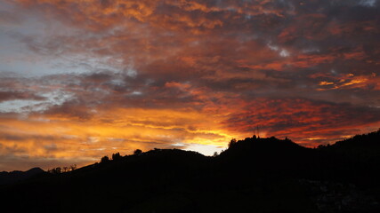 Cielo rojo