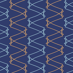 Seamless pattern with geometric ornament.
