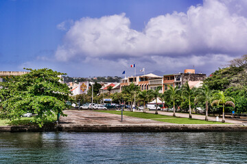 Obraz premium Martinique, Port de France, Marina, bay, port