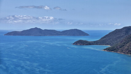 Airview of Fitzroy Island offshore of the Cape Grafton peninsula. Cairns-Australia-343