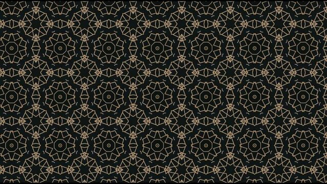 Isometric Seamless Islamic Pattern Animation Background | Isometric Patterns Animation Background 23