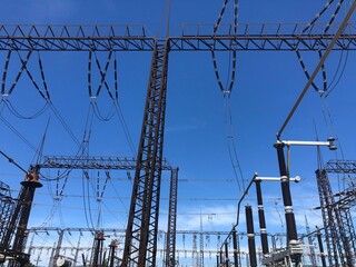 General View from Thermo Power Plant Especially Electrical Equipments