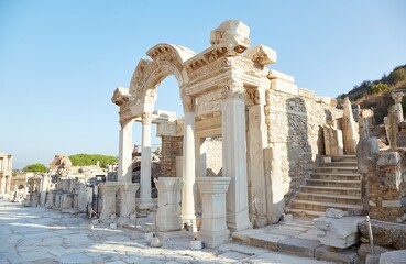 The Temple of Hadrian in Ancient Ephesus