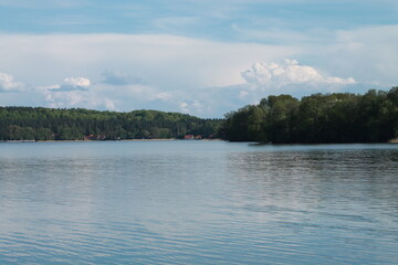 Obraz na płótnie Canvas Lake in Bogaczewo in Poland.