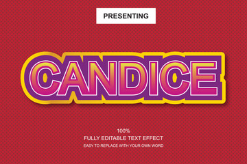 Special font editable adobe illustrator text effect. 100% editable text with an effect good for title and Text typography work