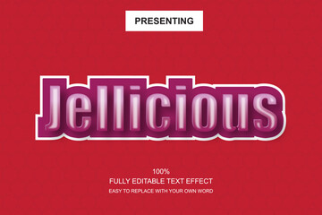 Special font editable adobe illustrator text effect. 100% editable text with an effect good for title and Text typography work