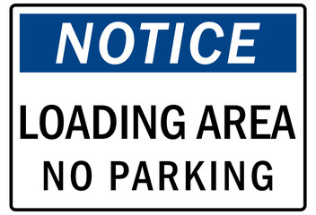 Parking-no parking sign loading area no parking