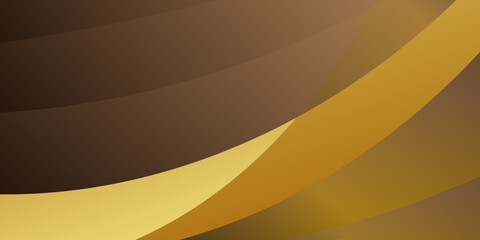 Golden brown silk satin and smooth stripes. Abstract elegant background for design. Color gradient.