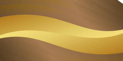 Golden brown silk satin and smooth stripes. Abstract elegant background for design. Color gradient.