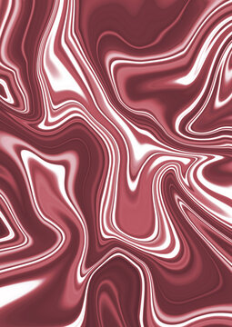 Rose gold and white marble design background, color wave design, dynamic abstract background, liquid color background