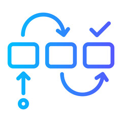 Obraz premium workflow icon