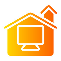work from home icon