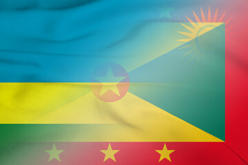 Rwanda and Grenada national flag transborder negotiation GRD RWA