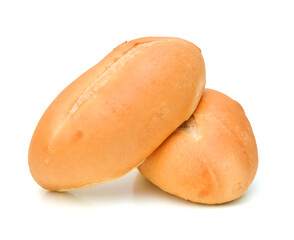 Breads isolated on white background