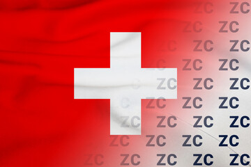 Switzerland flag ZC banner organization