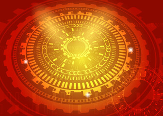 high tech digital technology network Abstract technology background, hi-tech communication concept, circuit board, vector illustration