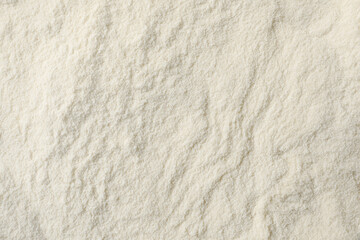 Fototapeta na wymiar Organic agar-agar powder as background, top view